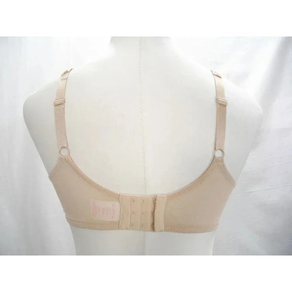 Breezies Lace Trimmed Unlined Seamless Cup Underwire Bra 36D Nude Excellent Pre- - Picture 4 of 4